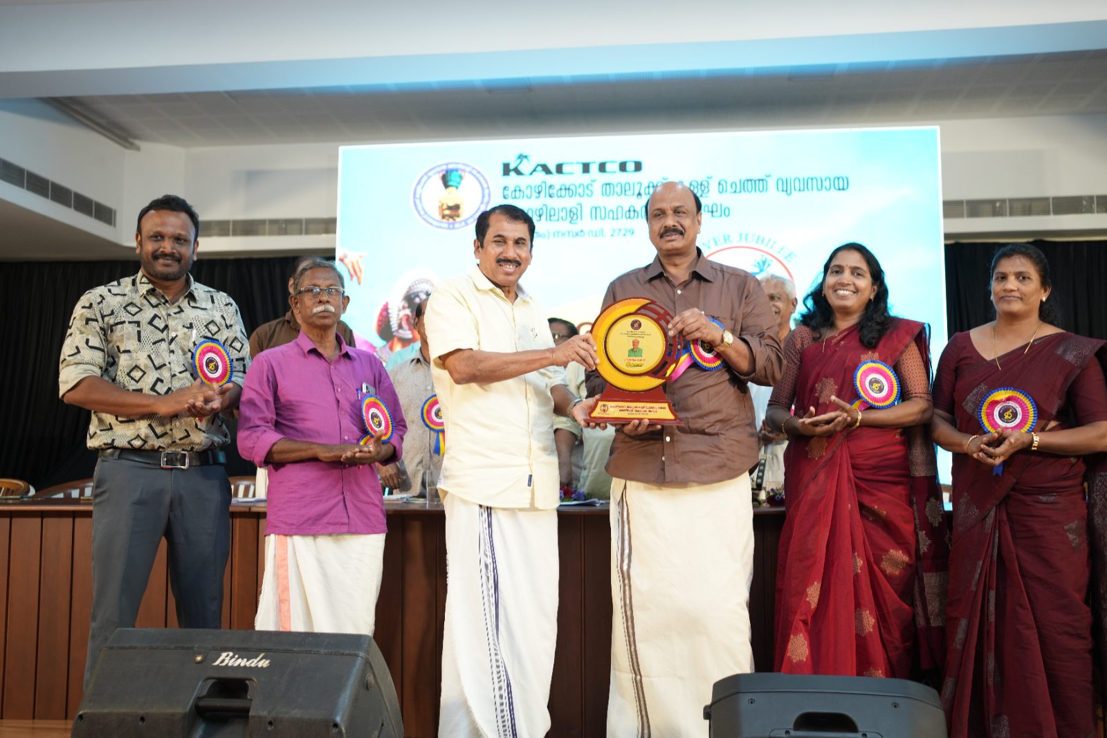 Memento presentation at the KACTCO Silver Jubilee celebration