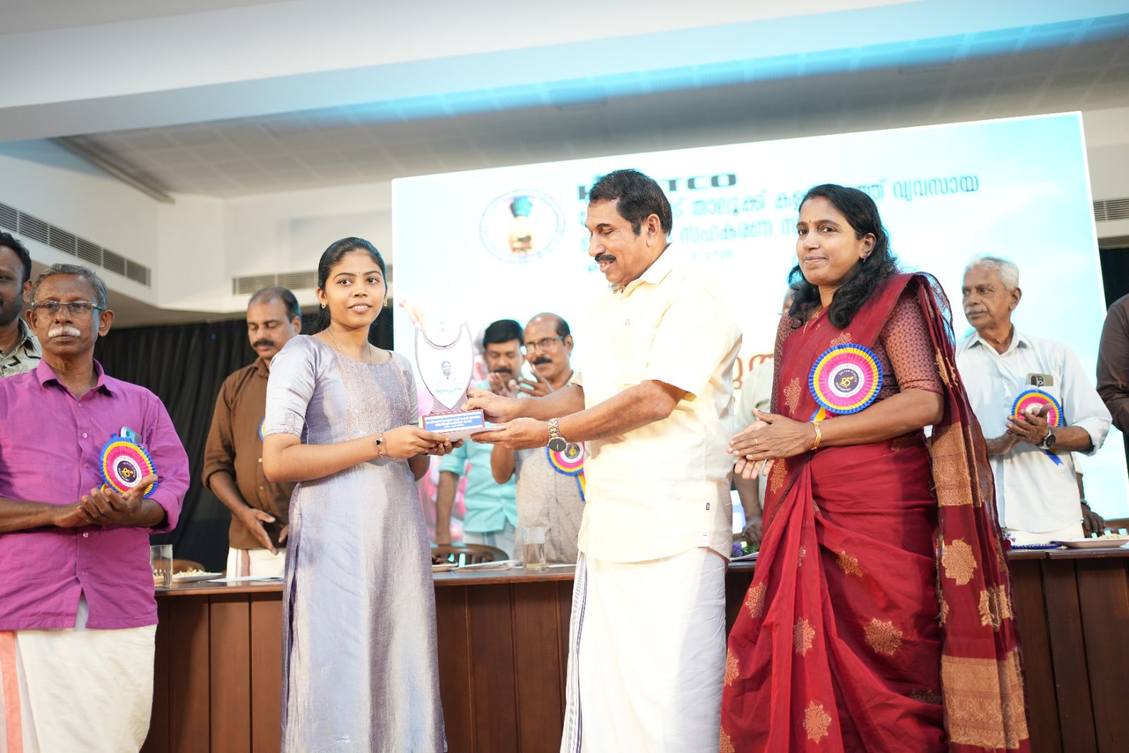 Award presentation at the KACTCO Silver Jubilee celebration